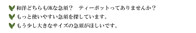 ちょっと大きめ万能ガラス急須