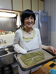 煎茶クッキーできあがり